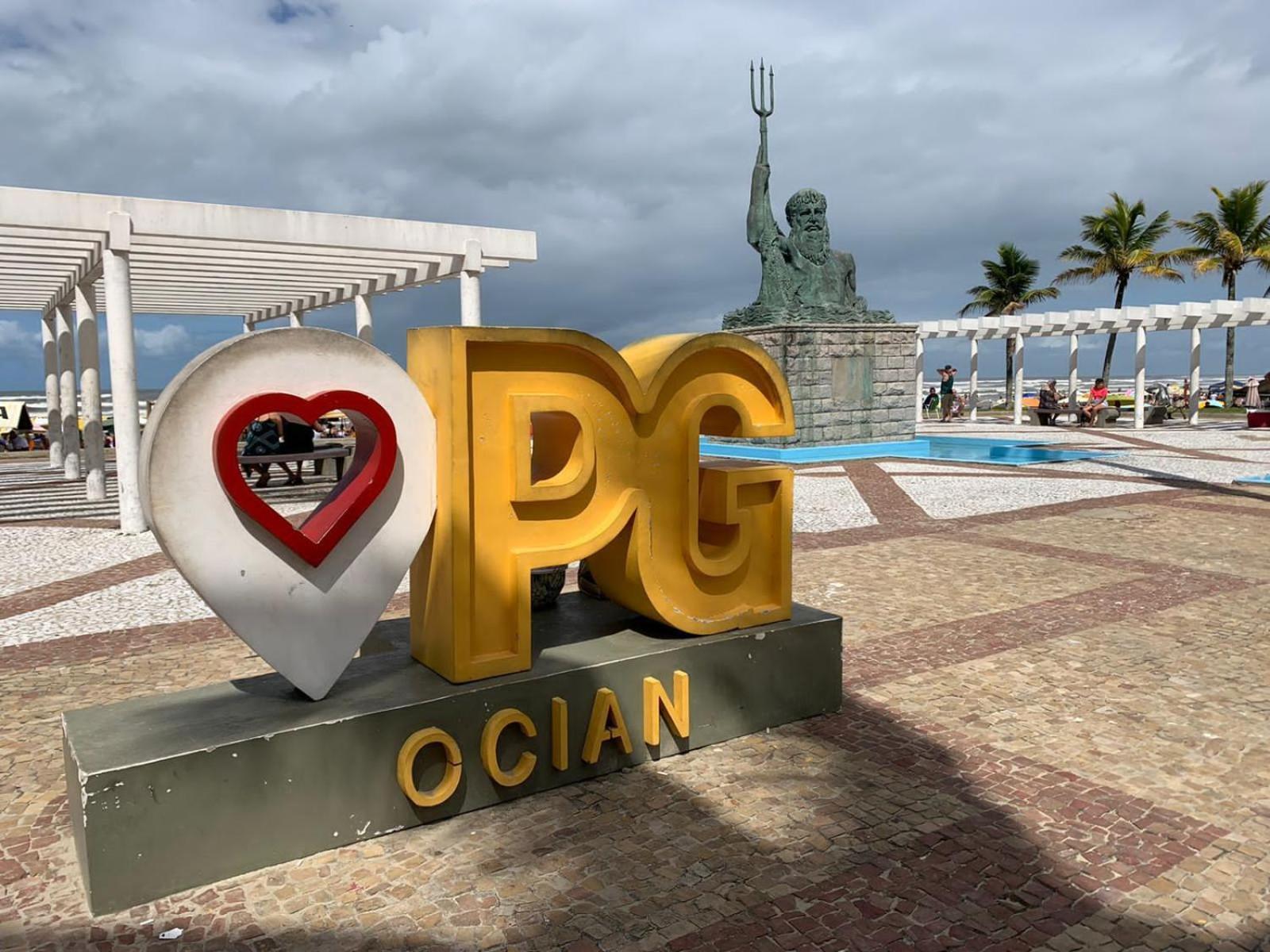 Apartamento Frente Ao Mar Com Varanda E Piscina Praia Grande  Exterior foto