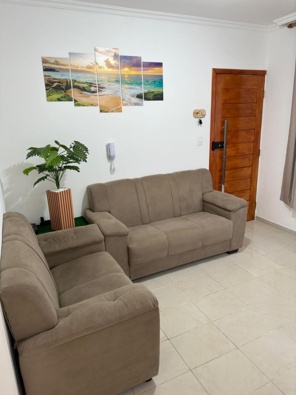 Apartamento Frente Ao Mar Com Varanda E Piscina Praia Grande  Exterior foto