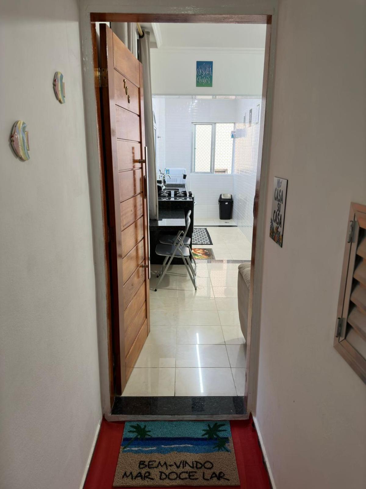 Apartamento Frente Ao Mar Com Varanda E Piscina Praia Grande  Exterior foto